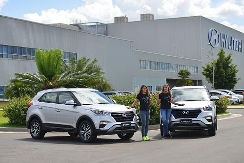 Ação é uma homenagem da Hyundai pelo excepcional desempenho da dupla no ano passado / Foto: Divulgação/Hyundai Motor Brasil